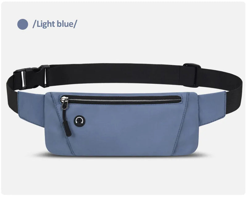 Running Waist Bag Sports Belt Pouch Mobile Phone Bag Men Women Waist Pack Lightweight Gym Sports Bag Waist Pack Adjustable Strap