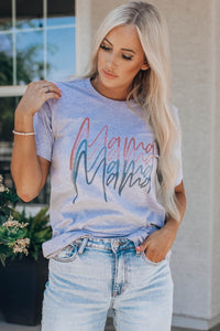 Gray Mama Quadruple Shadows Graphic Tee