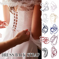 2M Wedding Dress Zipper Replacement Rope Adjustable Corset Back Kit Lace-Up Satin Ribbon Ties For Bridal Banquet Evening Gown