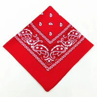 Unisex Men Women Bandana Hairband Cowboy Mens Biker Sports Headwear Wrist Hairwrap Single Sided Head Wrap Scarf Paisley