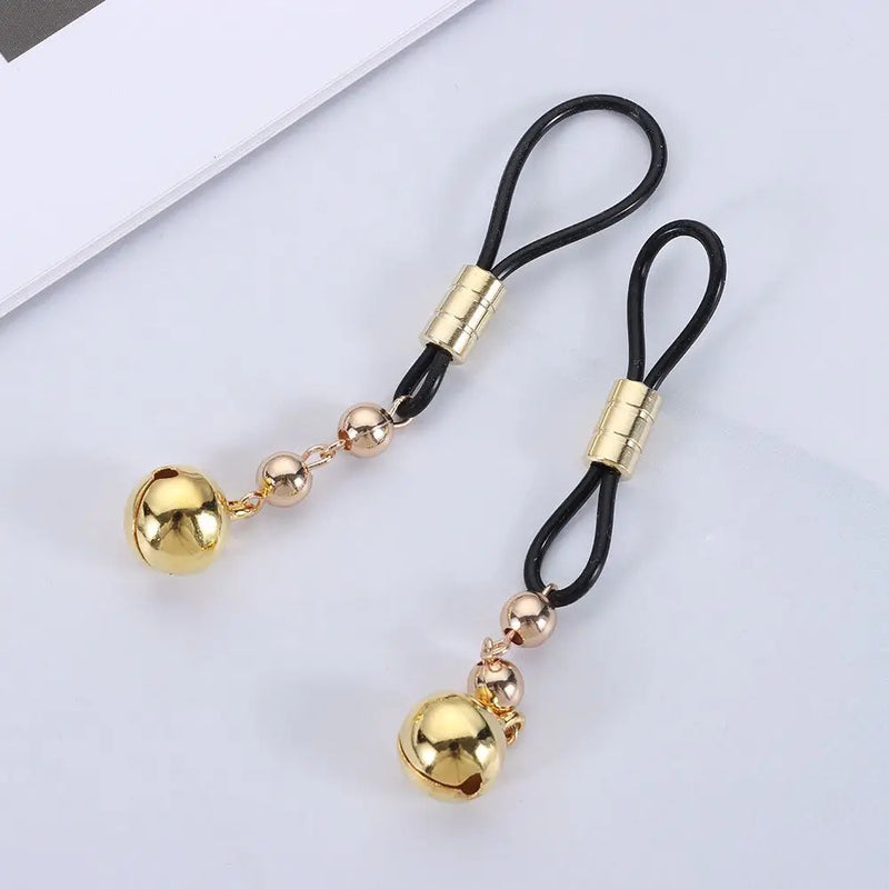 Nipple Clamps for Women Metal Fake Nipple Piercing Nipple Accessories Nipple Rings Faux Pendant Dangle Nipple Jewelry