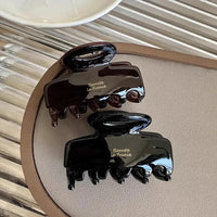 SIMPLEJEWEL High-end Feeling Vinegar Hair Clip Light Luxury Shark Clip Hair Accessories Wholesale 2024 New Style Hairpin