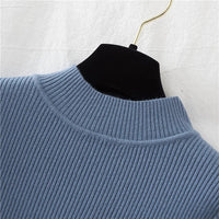 Turtleneck Sweater Women Knitted Soft Pullovers cashmere Jumpers Basic Solid Soft Sweaters Women Autumn Winter Casual Top