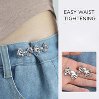 Removable Waist Tightening Buckle Invisible Snap Button Brooch Jewelry Jeans Pant Clothing Waist Buckle Waistband Adjust Tool