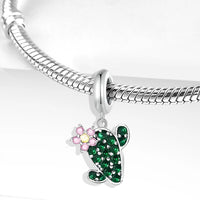 Fit Pandora 925 Original Bracelets Love Heart Flower Four Leaf Clover Turtle 925 Silver Charms Beads DIY Birthday Jewelry Gift