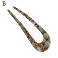 U-shaped Hairpin Female Meatball Head Pan Hair Hairpin New Head Simple Chinese Hairpin Modern Style Temperament Hairpin