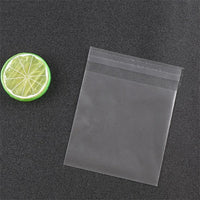 100Pcs/lot Transparent Dot Bags Small Ziplock Jewelry Packaging Bags Fresh-keeping Dustproof Reclosable Candy Cookie Storage DIY