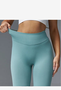 Peach Hip Tight High Waist Yoga Pants Hip Lifting Running Fitness Seamless Leggings Thick Sports Cycling Pants Quick Drying