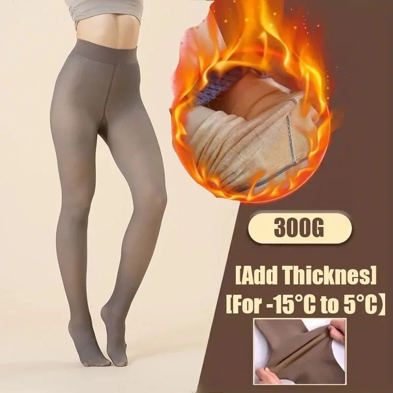 Thermal Pantyhose, Faux Translucent Tights for Women, Soft and Warm, Suitable for Cold Weather Sexy Pantyhose Stockings