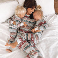 2024 Family Christmas Matching Pajamas Set Xmas Adult Kids Mother And Daughter Father Son Sleepwear Baby Family Look Outfits