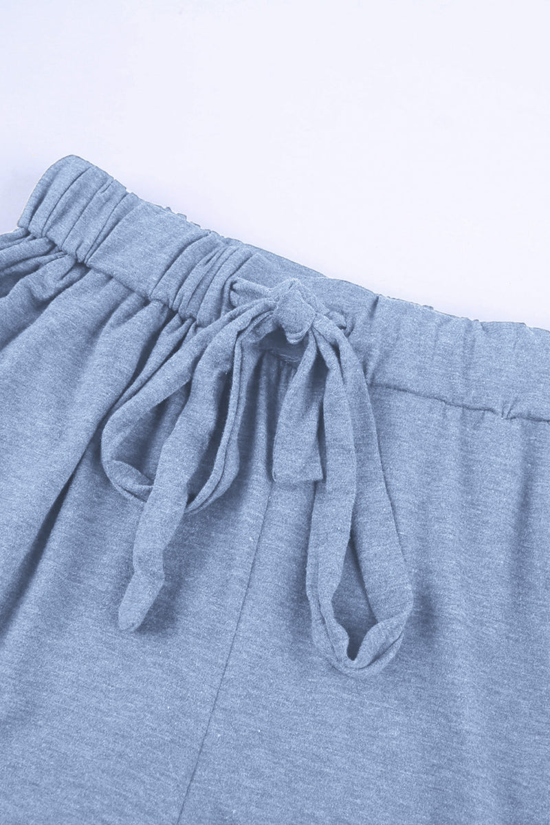 Blue Drawstring Lounge Pants