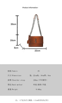 2024 new style bag high-end European and American retro chain Dionysian bag fashion shoulder crossbody bag