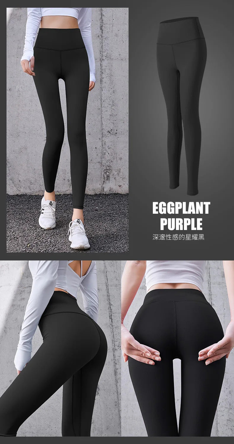 Ribbed Yoga Pants High Waisted Gym_eggings Sport Women Fitness SeamlessFemale Legging Tummy Control RunningTraining Tights