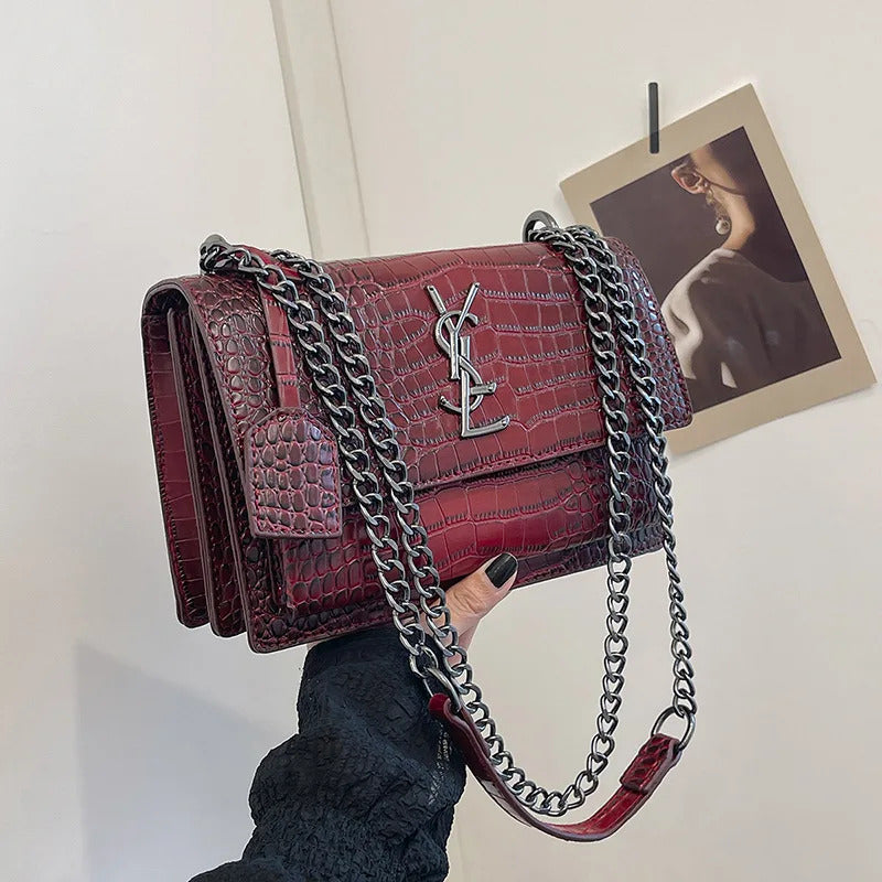 2024 new style bag high-end European and American retro chain Dionysian bag fashion shoulder crossbody bag