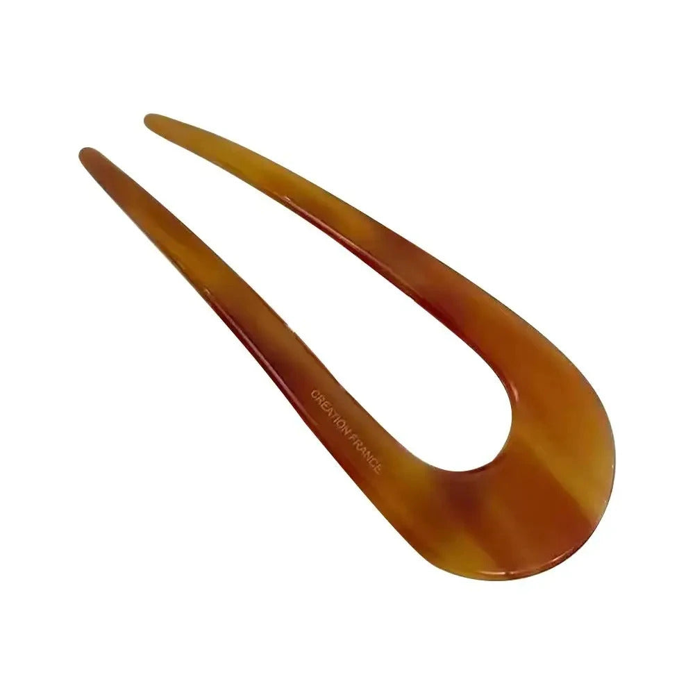 U-shaped Hairpin Female Meatball Head Pan Hair Hairpin New Head Simple Chinese Hairpin Modern Style Temperament Hairpin