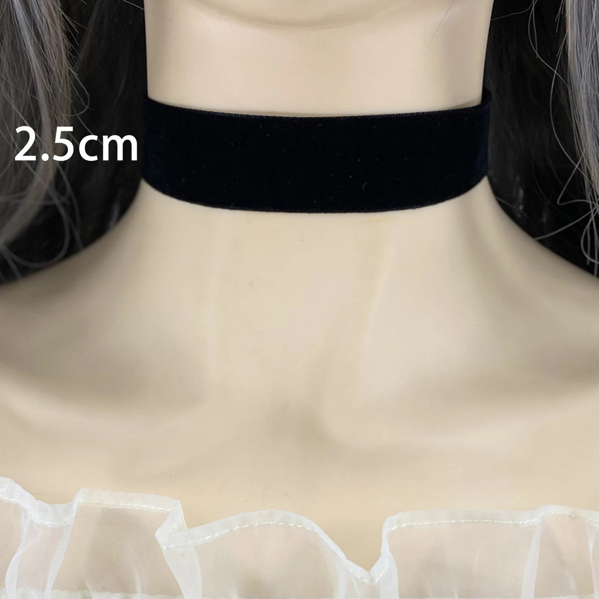 Valentine's Day Punk Gothic Black Velvet Fabric Choker Necklace Tattoo Necklaces Women Chocker Collares Short Neckband Gift