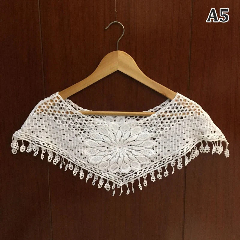 Women Knit Hollow Out Shawl Wrap Wedding Bridal Evening Dress Lace Shawl Wedding Sunflower Lace Scarf Shrug Cape Poncho