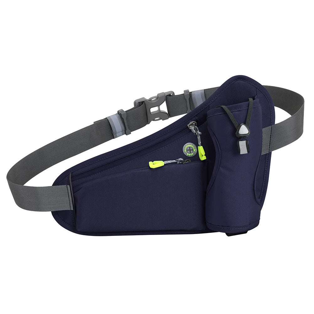 Running Waist Bags Water Bottle Holder Hydration Belt Bag Men Women Sports Fanny Pack Gym Running Cell Phone Jogging Cycling Bag