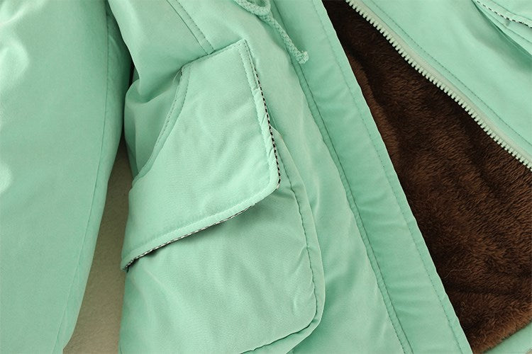 2023 New Autumn Winter Women Cotton Jacket Padded Casual Slim Coat Emboridery Hooded Parkas Wadded Warm Overcoat Fashion Parkas