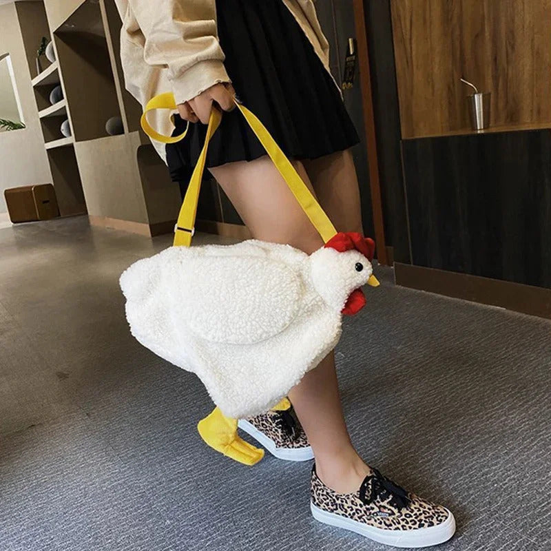 Women Ladies Cute Chicken Mini Chain Bag Shoulder Crossbody Bag Tote Handbag Messenger Luxury Handbags Women Bags