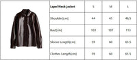 2024 Chic Burgundy Pu Leather Women's Mini Skirt Set Retro Slim Fit Lapel Single-breasted Jacket Suit Female High Street Outfits