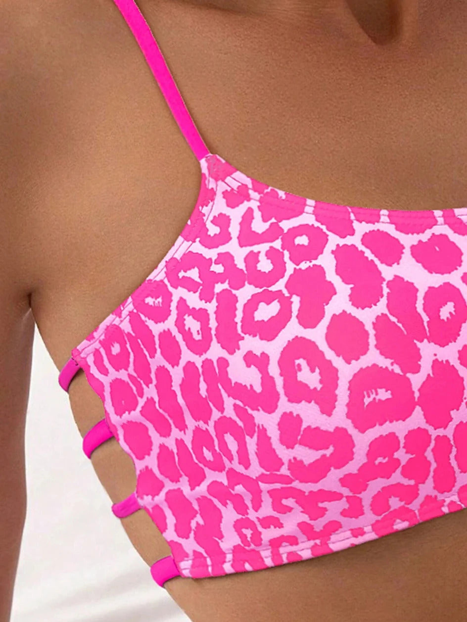 Sexy Leopard Micro Bikini 2025 Women Swimsuit Female Swimwear High Waist Bikinis Sets Brazilian Bandeau Beach Wear Bathing Suit