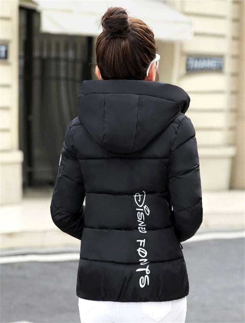 2024 Winter Women Jacket Coats Parkas Female Down Cotton Hooded Overcoat Thick Warm Jackets Windproof Casual Student Coat