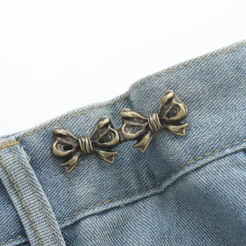 Removable Waist Tightening Buckle Invisible Snap Button Brooch Jewelry Jeans Pant Clothing Waist Buckle Waistband Adjust Tool