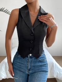 2024 spring new women's fashion Europe and the United States style casual slim vest vest vest