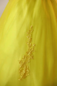 Ashley Gloria Yellow Party Dresses 15quinceanera Dresses 2024 Elegant Ball Gown Classic Lace Vestidos Customized B01