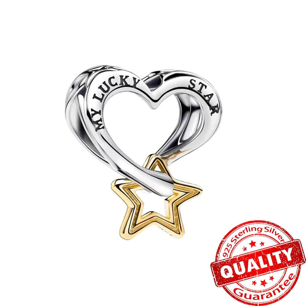 Sparkling 925 Sterling Silver Christmas Carousel & Santa Claus Charm Fit Original Bracelet Women Christmas Gift Jewelry Making