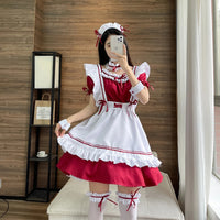 Maid Costumes Black White Maid Outfit Anime Cosplay Sexy Gothic Lolitamiad Dress Kawaii Fairy Uniform Plus Size Lingerie Clothes