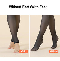 Thick Pantyhose For Women Warm Winter Plus Size High Waist Elastic Plush Tights Stockings Sexy Translucent Leggings Tights