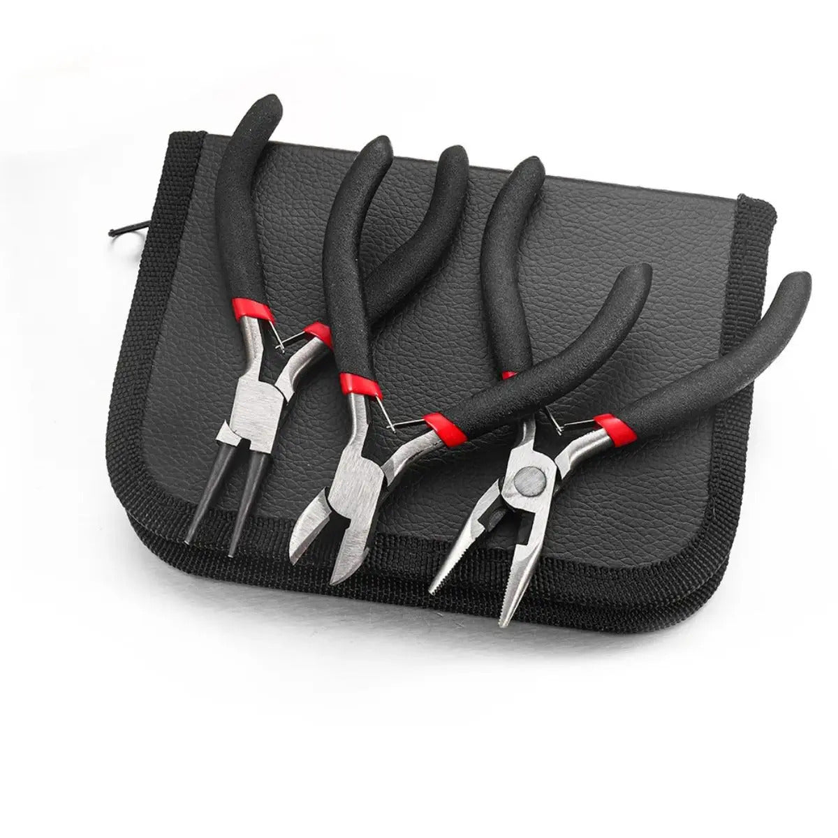 1set Of Tools For Making Jewelry Tool Sets Organizer Pliers Tweezers Fitting Bracelet Necklace Making Jewelry Jaking Kits