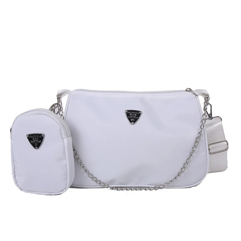 New Simple Small Crossbody Female Armpit Bags Solid Color Shoulder Bags Casual Bags Slanting Women's Bags Mother's Bags