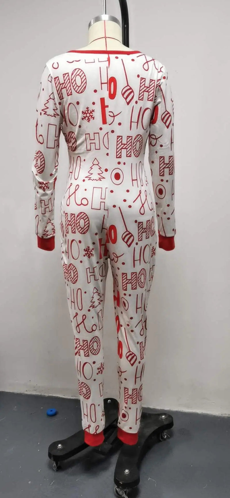 Christmas Women Household Pajama Sets Romper Sleeping Jumpsuit Long Sleeve Cotton Xmas Sleep Wear Home Wear