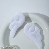 2Pcs 5cm Angel Wings Super Cute Angel Wing Plush Hairpin Girl Hair Clip Accessories Barrettes Hairgrip Headdress Headwear