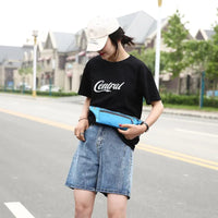 Casual Men Waist Bag Nylon Chest Pack for Women Phone Bags Pocket Running Belt Sports Bag Multifunction Travel Chest Bag