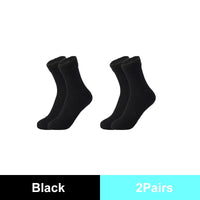 Winter Warm Solid Women Socks Thicken Thermal Socks Wool Cashmere Black Skin Seamless Snow Sock Velvet Unisex Socks