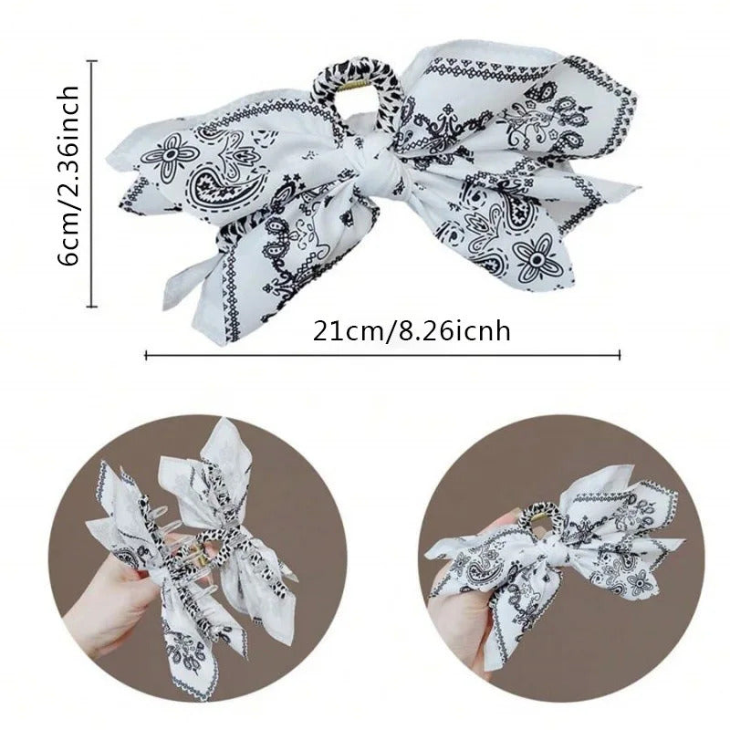 1pc new double-sided cashew flower love grabbing clip butterfly knot hair clip summer vacation shark clip fashion