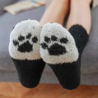 Fashion Womens Cats Paw Stripe 3d Socks Kawaii Fun Thick Girls Cartoon Animal Fingers Sock Hosiery Toe Zebra/Tiger/Cat Foot Sox