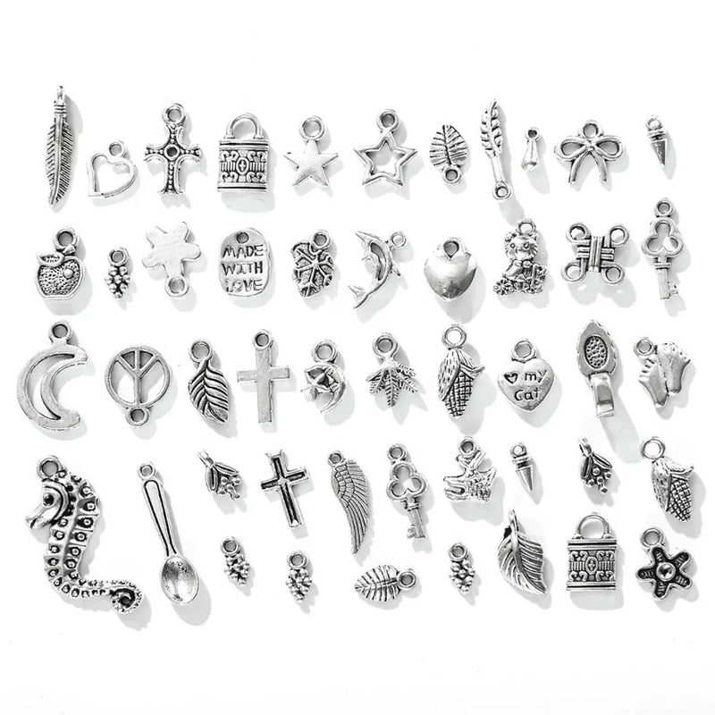 100/300pcs Tibetan Silver Mixed Pendant Animals Charms Beads for Jewelry Making Bracelet Earrings Necklace DIY Craft Art Charms