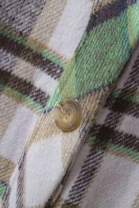 Green Plaid Shacket with Pocket