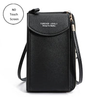 Buylor Women's Handbag Touch Screen Cell Phone Purse Shoulder Bag Female Cheap Small Wallet Soft Leather Crossbody сумка женская