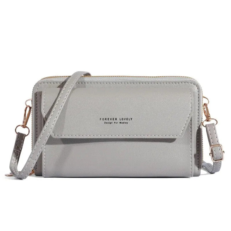 2023 New Crossbody Bag for Women Summer Small Market Simple One Shoulder Bag for Mobile Phone Double Layer Casual Small Body Bag