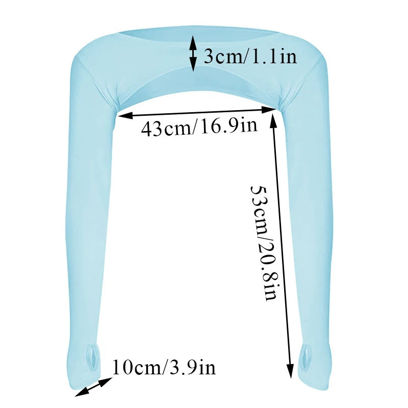 Ultra-thin Sexy Women Long Sleeve Arm Sleeves Gym Workout Crop Top Open Front Workout Cropped Shirts For Fitness Sports Shrug