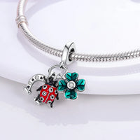 Silver Plated Travel Sunflower Lucky Charms Fit Original Pandora Bracelet Dangle Pendant DIY