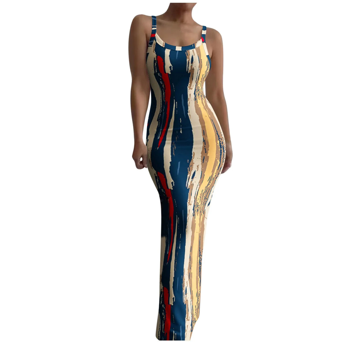 Elegant Bodycon Maxi Dress Women Summer 2024 Sleeveless Backless Sexy Outfits Party Club Sundress Beach Holiday Long Dresses