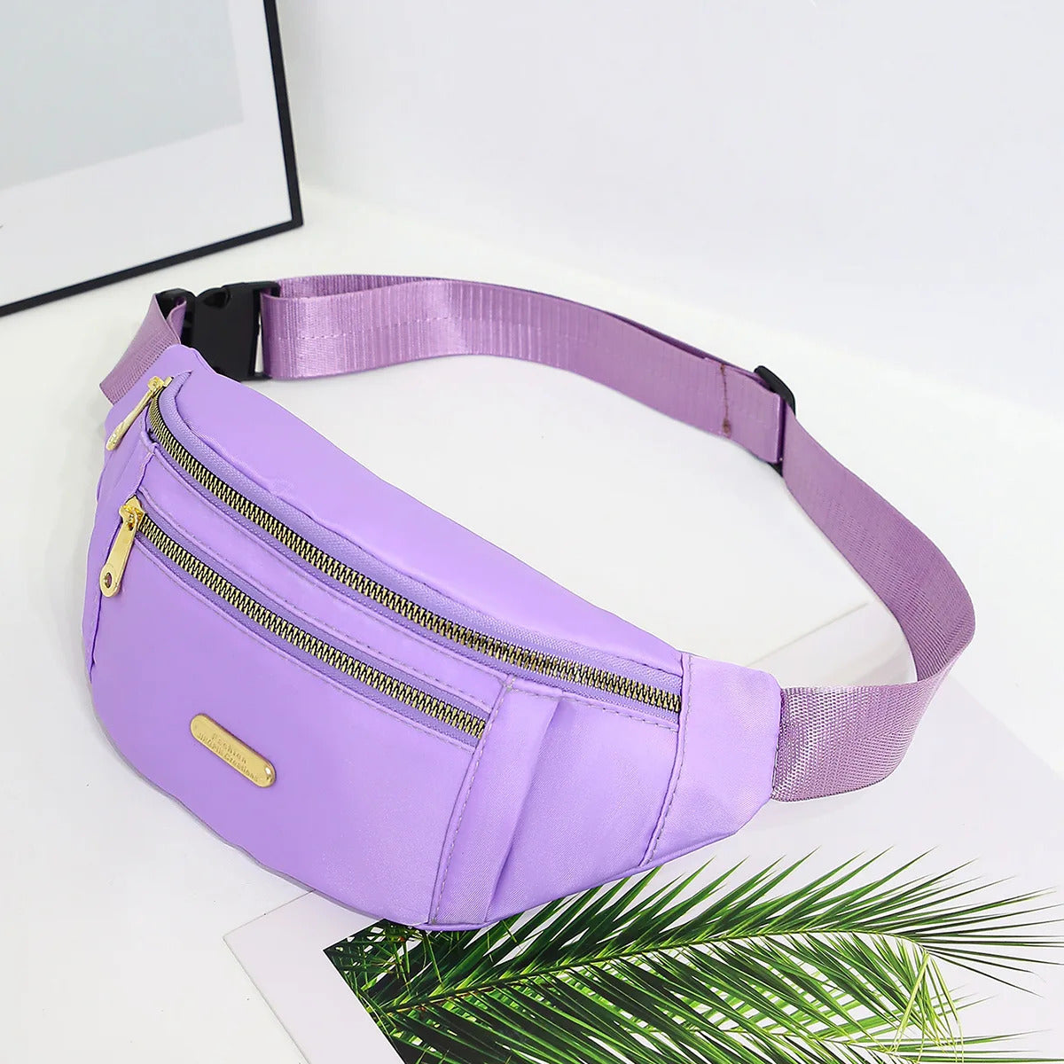 Fanny Packs for Women Men Belt Bag Fashion Waist Packs Lightweight Crossbody Bags Bum Bag for Running Hiking Travel Workout