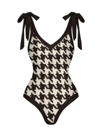 2024 String One Piece Swimsuit & Vent Skirt Padded Sexy Swimwear Women Bathing Suit Female Swimming Summer Beachwear Bodysuit